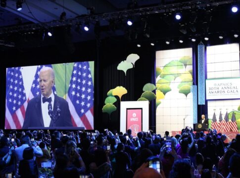 President Biden speaks at the 30th annual gala of the Asian Pacific American Institute for Congressional Studies on May 14, 2024