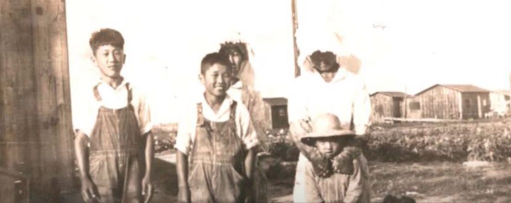 Mendez family at their farm 