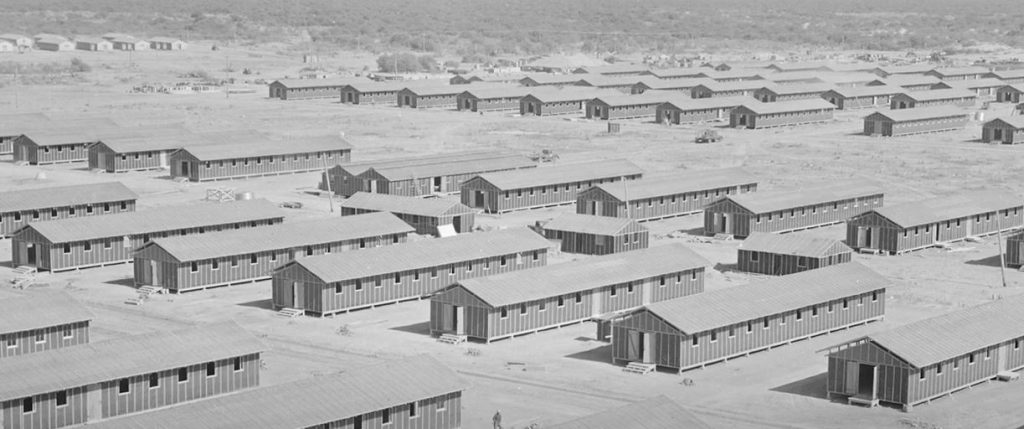 Barracks at Poston Concentration Camp 