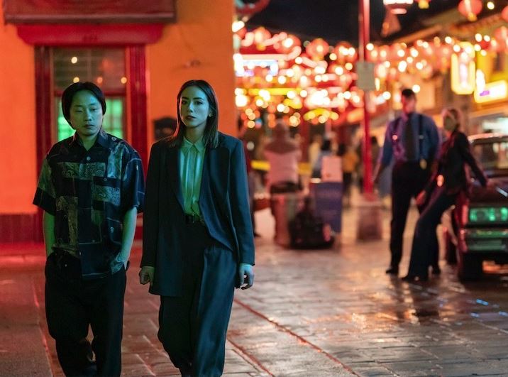 Jimmy O Yang and Chloe Bennet in Interior Chinatown 