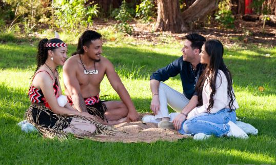 Jenn Tran learns about the Maori culture on the Bachelorette