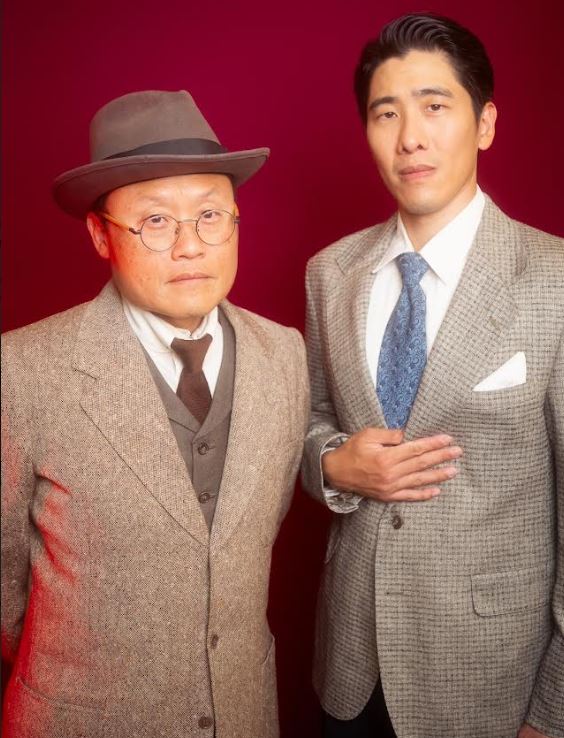 Actors Ron Song and Gavin Lee
