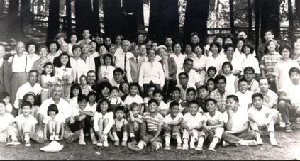 Group of Christian Layman Church members. Date and location unknown.
Courtesy: Christian Layman Church Archives, Berkeley