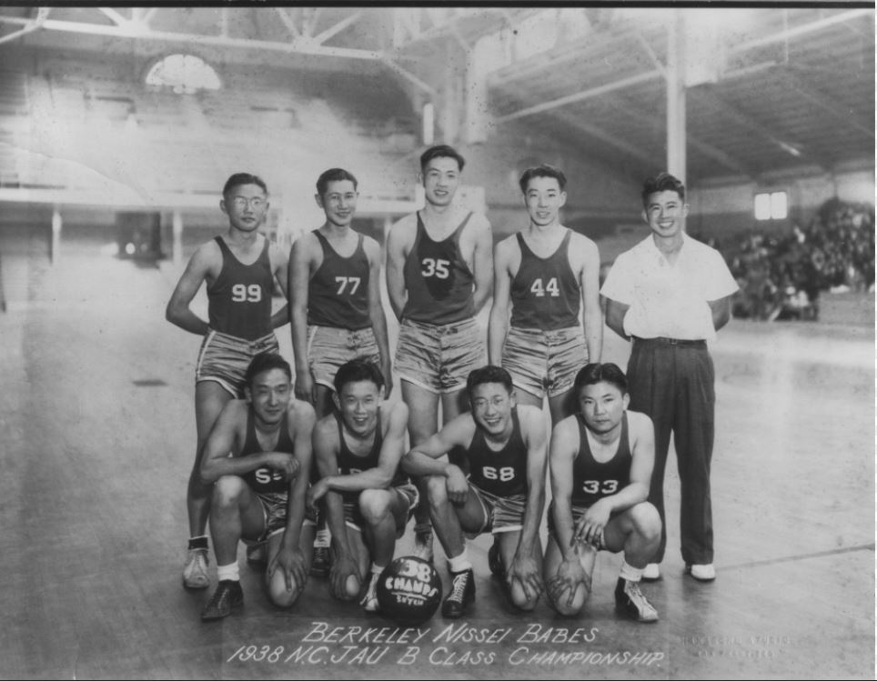 The Berkeley Nissei Babes team, winners of the “1938 N.C. JAU ‘B’ Class Championship Courtesy: Berkeley Public Library