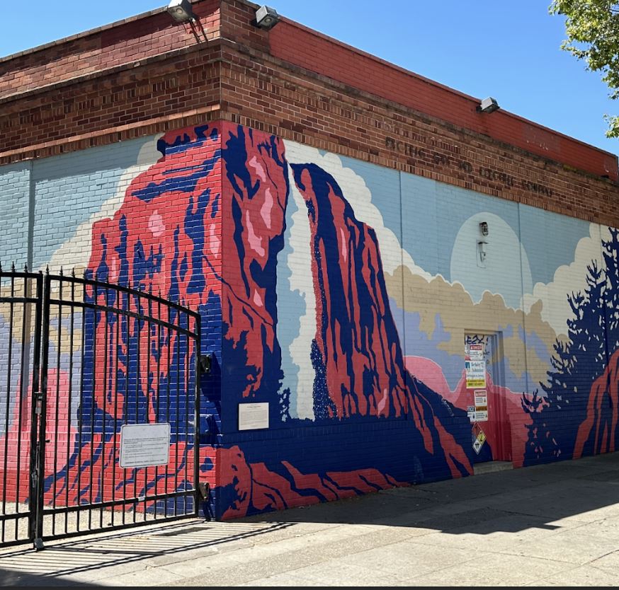 Obata Mural at 2518 Telegraph Avenue across the street from Obata Studio
Courtesy: Dianne Fukami