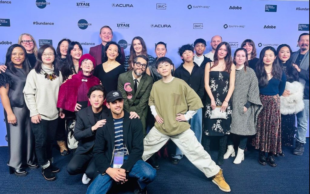 The cast and crew of Didi at Sundance