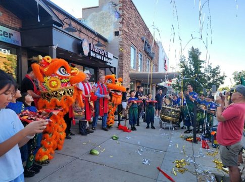 Ribbon cutting at Nana's Dim Sum & Dumplings, Boulder, CO