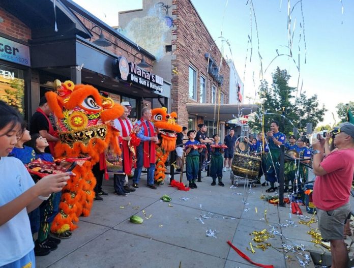 Ribbon cutting at Nana's Dim Sum & Dumplings, Boulder, CO