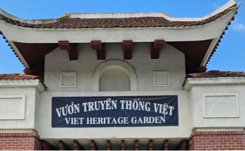 Vietnamese Heritage Garden entrance in San Jose