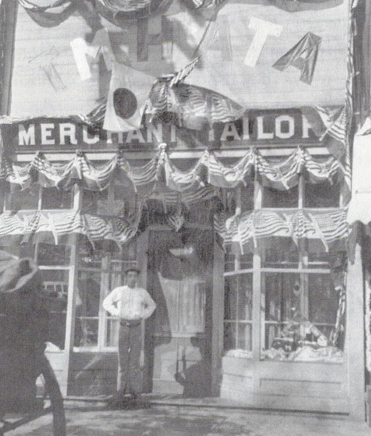 Hata Merchant Tailor Shop, 1902, via S. Sakuma Collection