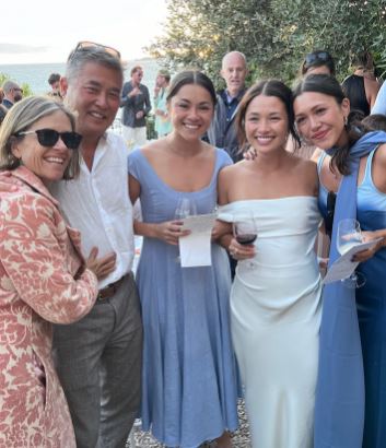 The Inamines at Delaney's wedding in September, image courtesy of Doug Inamine