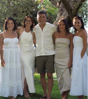 The Inamines in Italy when Doug and Nicole renewed their vows, image courtesy of Doug Inamine