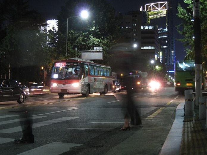 Night scene in Seoul