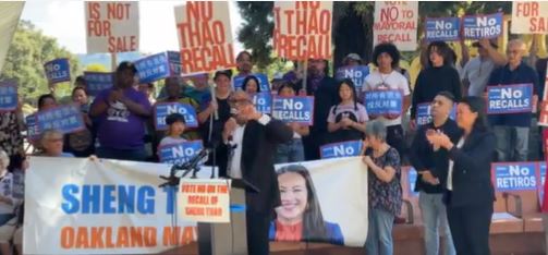 Supporter from the Black community backs Mayor Sheng Thao in fighting the recall effort.