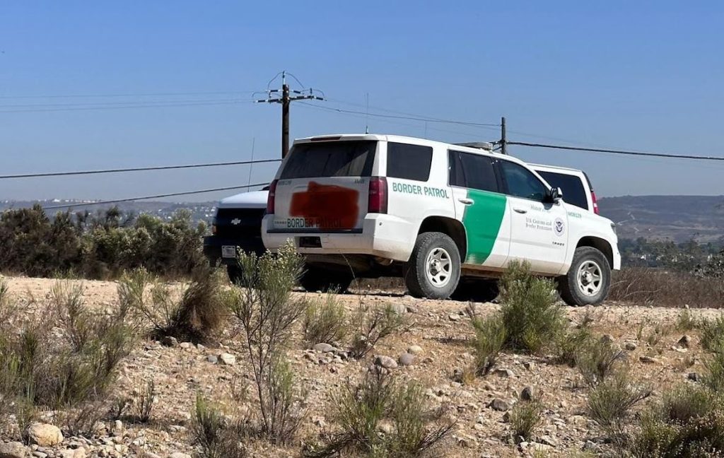 Border Patrol vehicle.