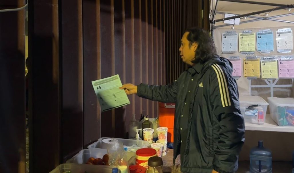 Ian M. Seruelo - humanitarian station at a border location in San Ysidro called Whiskey 8