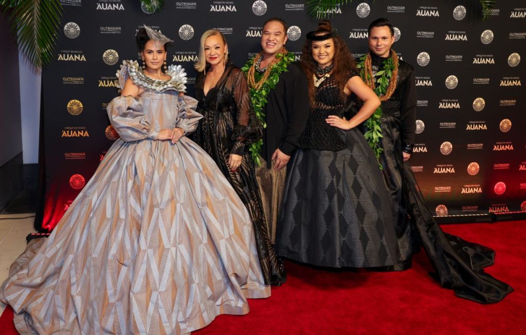 The Hawaiian musical group, the Lim Yap family attend the world premier of Cirque Du Soleil Auana