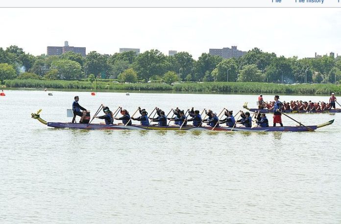 Hong Kong Dragon Boat Festival 2019 in Flushing Bay, NY