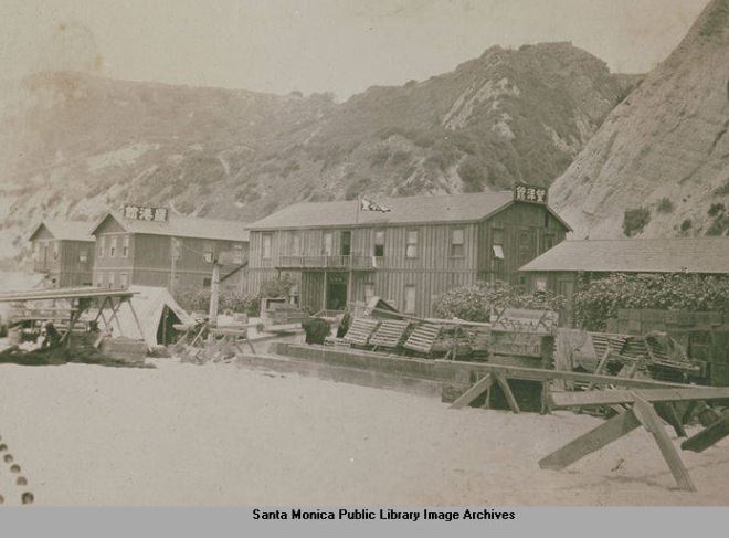 Japanese fishing village in Santa Monica in 1918