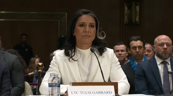 Tulsi Gabbard at her confirmation hearing