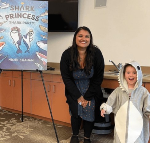 Nidhi Chanani, author/illustrator of Pashmina (2017), photo courtesy of CTTB