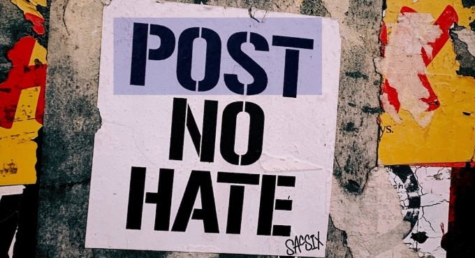 No hate sign